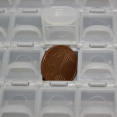 BOX-ALL enclosures 144 space w/ lids labels SMD SMT resistor Organizer 0805 0603