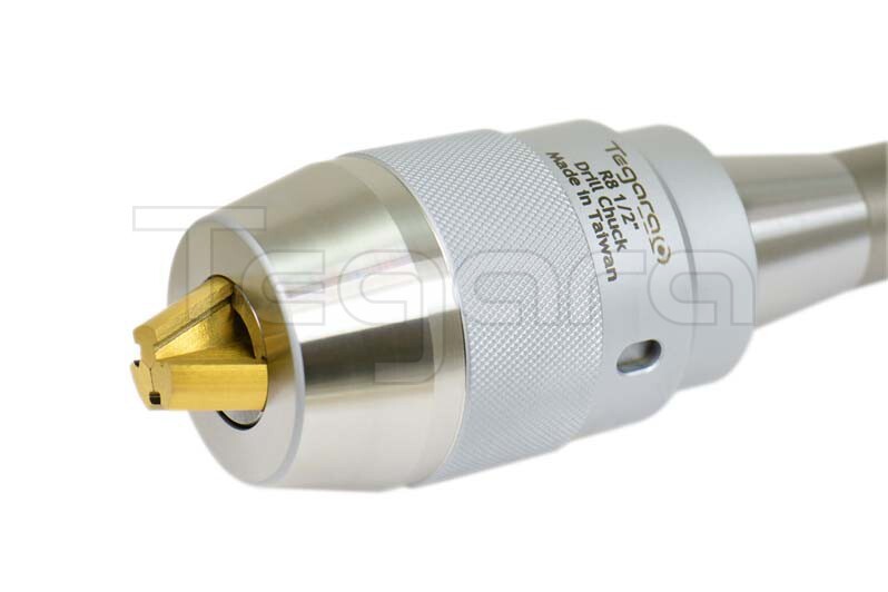 TEGARA 1/2″ KEYLESS DRILL CHUCK INTEGRAL R8 ARBOR SHANK ALBRECHTSTYLE CNC P[