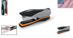 Black/Silver Desktop Stapler, 40 Sheet Capacity, Low Effort