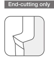 Cylindrical, End Cutting Only 1 mm Dia Fine Grit Diamond Bur 5/Pack [1573-EXF]