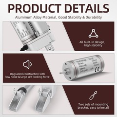 1500N Linear Actuator, 100/150/200/250/300/450 mm DC 12 V Electric Cylinder