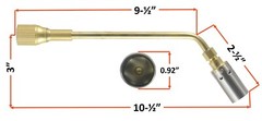 SÜA Oxy-Propane Medium Duty Heating Tip Rosebud with Mixer E-43, D-85 or H-16-2E