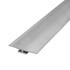 Outwater 1/16in Mill Finish Aluminum Divider Moulding, 12ft Length, Cut to (4)