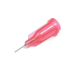 SANANTS 25 Gauge 0.25 Inch Industrial Micro Low-Viscosity Liquid Blunt Red