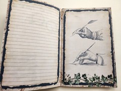 Junk Journal Booklet Blank “BOOK CLUB” Library Books HANDMADE Lg 8.5″x5.5″ 40pgs