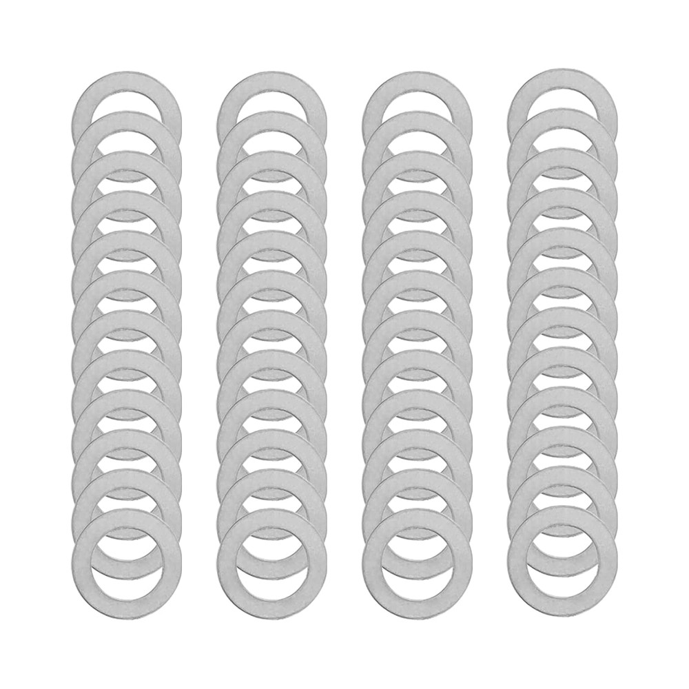 Compatible M10×16MM Steel Shim Washer Set 48Pcs – Precision Thin Shim/Flat
