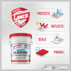 Roof Coating Ultra Siliconizer 100% Acrylic Elastomeric Reflective 5 Gal. NEW