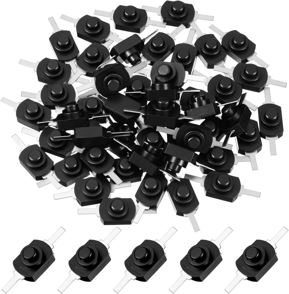 50 PCS Latching On Off Self Lock Mini Micro Push Button Switch DC 30V 1A SMD