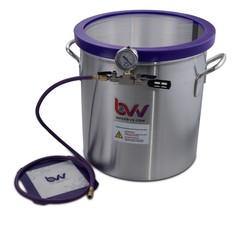 BVV 10 Gallon Aluminum Side Mount Vacuum Chamber