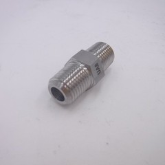 4 Pack Parker 1/4″ MNPT 316SS Hex Nipples 4-4 MHN-SS