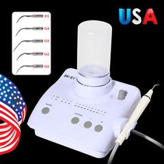 Portable Cavitron Dental (LED) Ultrasonic Scaler +2*Bottles Tips Fit EMS
