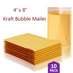 4×8″ (4×7″) Kraft Self Seal Bubble Mailer Padded Envelope Shipping Bag #000 100