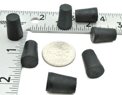 #000 Solid Rubber Stoppers Lab Tapered Plugs Rubber Corks Various Pack Sizes