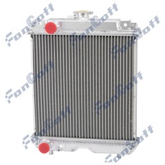 Radiator Fit Kubota Compact Core Size 13 7/9″ x 13 5/7″ Inlet/Outlet 1 1/9″ NEW