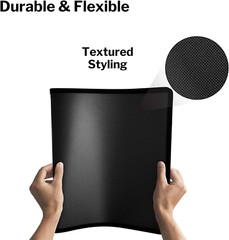 Dunwell Presentation Binder with Clear Sleeves – 8.5×11 Black Portfolio Folde