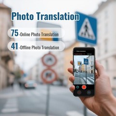 iTour D-Pro AI Dual-Screen Translator, Detachable, Real-Time Voice Translator