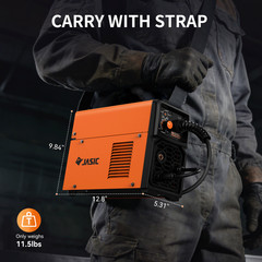JASIC Welder MIG100 2IN1 Gas/Gasless MIG Welding Machine 110V Portable w/Synergy