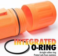 Welding Electrode Storage Tube – Moisture-Proof 4-Pack with Triple Organization