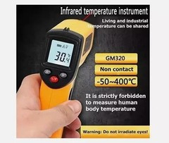 Digital Thermometer Infrared Gun IR Laser LCD Temperature Non-Contact Meter Gun