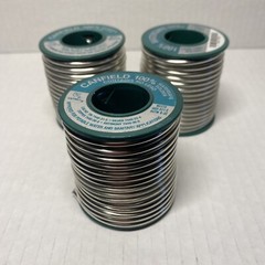 Spool Canfield 100% Watersafe Lead Free .125in Dia. Silver Solder Lot Of 3 New