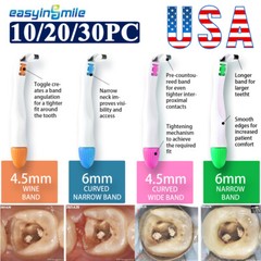 Dental Pro Matrix Bands Pre Formed Tofflemire Bands Single Use For Crown Making