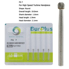 Wave Dental Carbide Burs Round FG 330 4 6 8 245 557 169L Burs High Speed Midwest