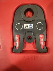Open Box Milwaukee 49-16-2696 Black Iron Durable Press Jaw 1/2″ – 1″ Kit *read*