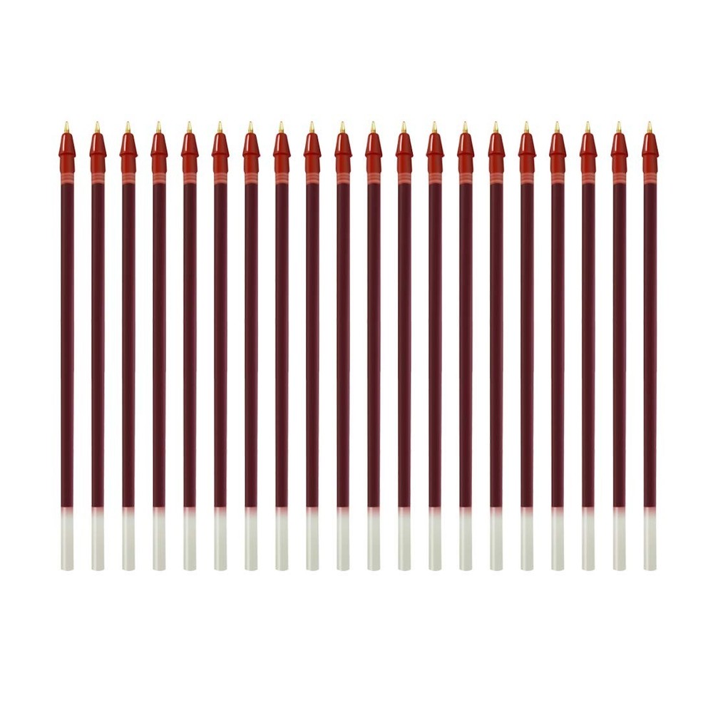 Pentonic Red Ink 0.7mm Ball Pen Refill Pack of 2 X 10pcs | Smooth Writing