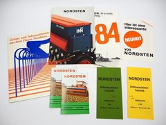 3x Original Brochure Price List Binder Nordsten Seed Drills 1980s