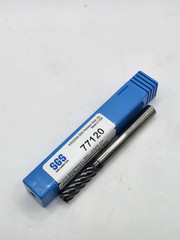 SGS Endmill 1/4″ Diameter 3/4″ LOC .030CR 7 Flute Solid Carbide 77120