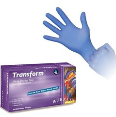 Aurelia Nitrile Latex Exam Industrial Gloves High Quality Medical (Choose Sizes)