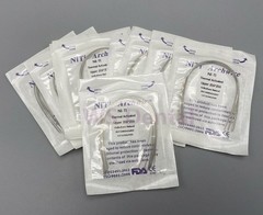 Dental Ortho Arch Wire Thermal Activated Niti Round Rectangular Natural Form