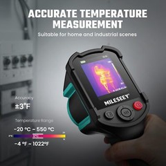MiLESEEY Infrared Thermal Imager Temperature Imaging Camera IR Resolution240*240