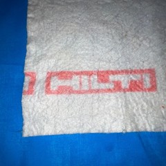 Hilti OEM White Cleaning Cloth – Original TE‑Series Red Logo 1990 Liechtenstein