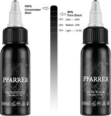 Tattoo Ink Black 1oz(30ml) Vegan-Friendly Standard Pigment Supplies