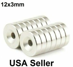 N35 Countersunk Ring Round Disc Strong Magnets Rare Earth Neodymium Hole