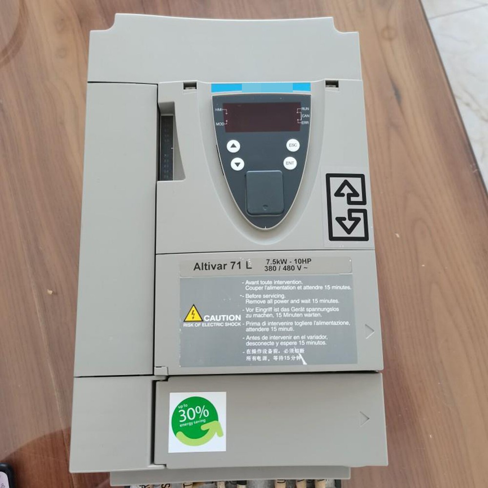 1pieces Used Schneider Altivar71L Inverter ATV71LU75N4Z 7.5KW 380V Fast Ship