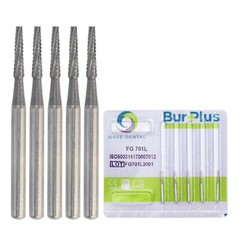 Wave Dental Carbide Burs FG 169L 699 701 702 Taper Friction Grip for High Speed