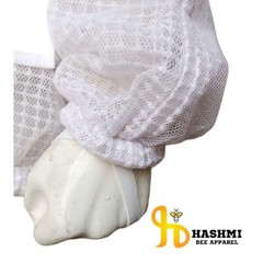 Full Ventilated Beekeeping String Protective Suit 3 Layers Fencing Veil White