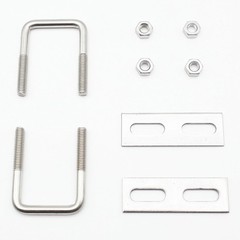 QYIMLI Stainless Steel Square U Bolt Clamp, Square Tube Clamps with Nut and P…