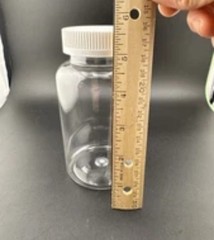 10 💥 16oz/ 500ml Plastic Sample Bottles Child Proof Lids 📦 Honey jars
