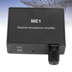 Electret Microphone Amp Adjustable Gain 0‑20db Condenser Mic Headphone