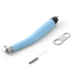10X Dental LED E-generator High Speed Handpiece Push Button 4Holes 3 Way Spray