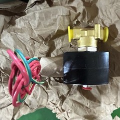 Emerson ASCO Solenoid EF8314H006, 1/4X3/64, 3way Brass, 10.1/F AC, 120/60 110/50