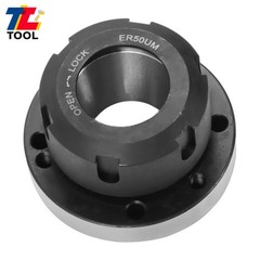 100 mm Diameter ER50 Collet Chuck 7 Hole Design for Lathe CNC Machining