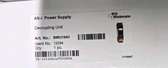 Bwu1943 Asi Power Supply. Brand New Illinois Stock