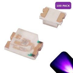 100 x LED 0805 UV Purple SMD LEDs SMT Lights Super Ultra Bright Car Models RC PC