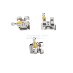 10X AZDENT brackets de ortodoncia dental metálico Mini MBT.022 ganchos 345
