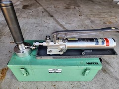 Ametek TQ-110 Hydraulic Deadweight Pressure Pump With Piston, Carrier, Manifold
