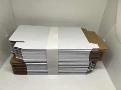 10 PCS 1 2/5″ THICK STURDY CORRUGATED VHS CASE CARDBOARD MAILER BOX, BL11